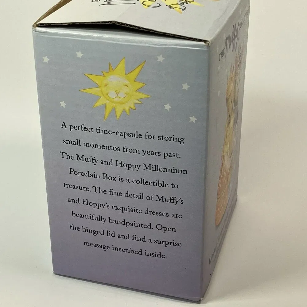 Muffy Vanderbear Muffy & Hoppy Millennium Porcelain Box Set 2000 | /w Box 4